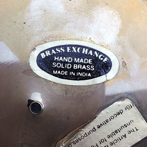 Cloisonné Decorative Floral Filigree Solid Brass Bowl - Picture 4 of 15